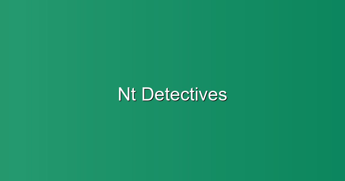 Nt Detectives en Vélez-Málaga: Detective privado